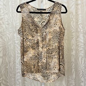 Rose & Olive M Animal Print Sleeveless Top